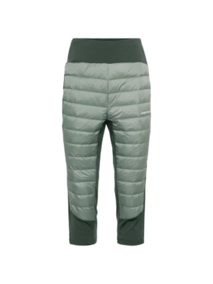 Front view EMILIE HIGH WAIST CAPRI - Murk Green