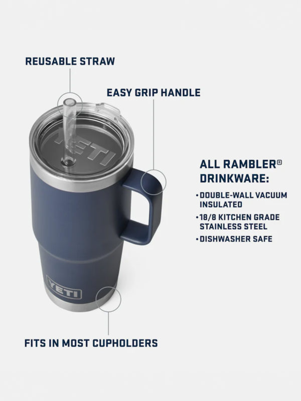 Yeti Rambler®25 oz / 739 ml Straw Mug - Image 4